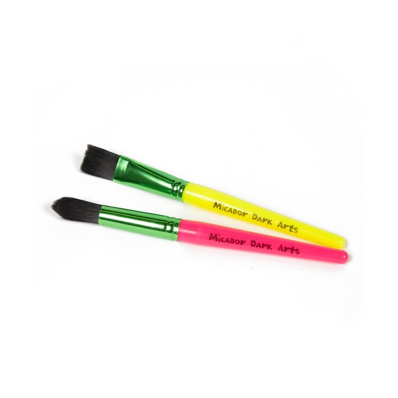 Micador Dark Arts Neon Glow Brush Pack - 2 Brushes