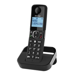 Alcatel F860 Voice Duo - Cordless Phone with answering machine and 2 Handsets - Landline Home Phones - Call Blocking Telephones
