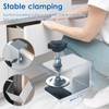 Claumeng 2Pcs Cabinet Installation Clamp Zinc Drawer Fixing Clip Adjustable