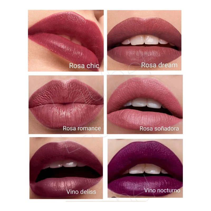 Ésika Labial Ésika Dúo Tattoo Colorfix color fucsia sweet satinado