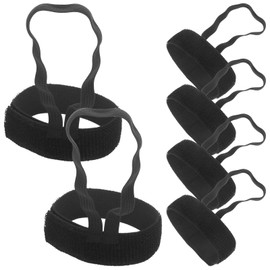 BESPORTBLE 6pcs Referee Wristband Football Accessories Bands Down Lanyard Indicator Match Pick Hand Party Wrist Straps Wrist Band Convenient Football Referee Gear Referee Band Black Polyester