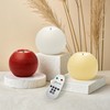 FUWDEO Flameless LED Sphere Candles with Remote Control & Timer,