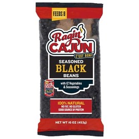 Seasoned Black Beans 16 oz Ragin Cajun (Pack of 1)