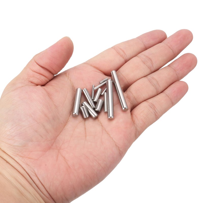 sourcing map 75Pcs 1 Set of 15 Sizes Dowel Pins