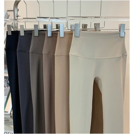 High-Waist Second-Skin Yoga & Pilates Leggings Non-T-Line XL/Yellow Leaf 3ea