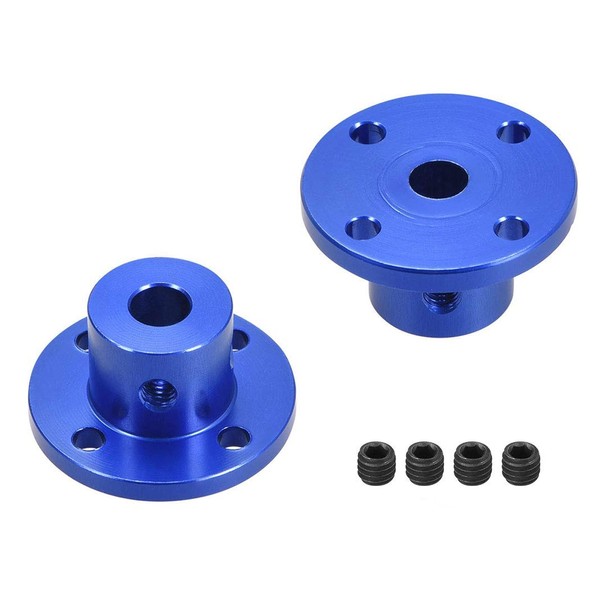 TA-VIGOR Rigid Flange Coupling 6mm Inner Dia, Motor Guide Shaft