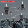 4Pcs Engine Motor Trans Mount Kit Fit for 2012-2017 Toyota