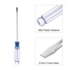 sourcing map Mini Slotted Screwdriver, 3.0 mm Flat Head 127