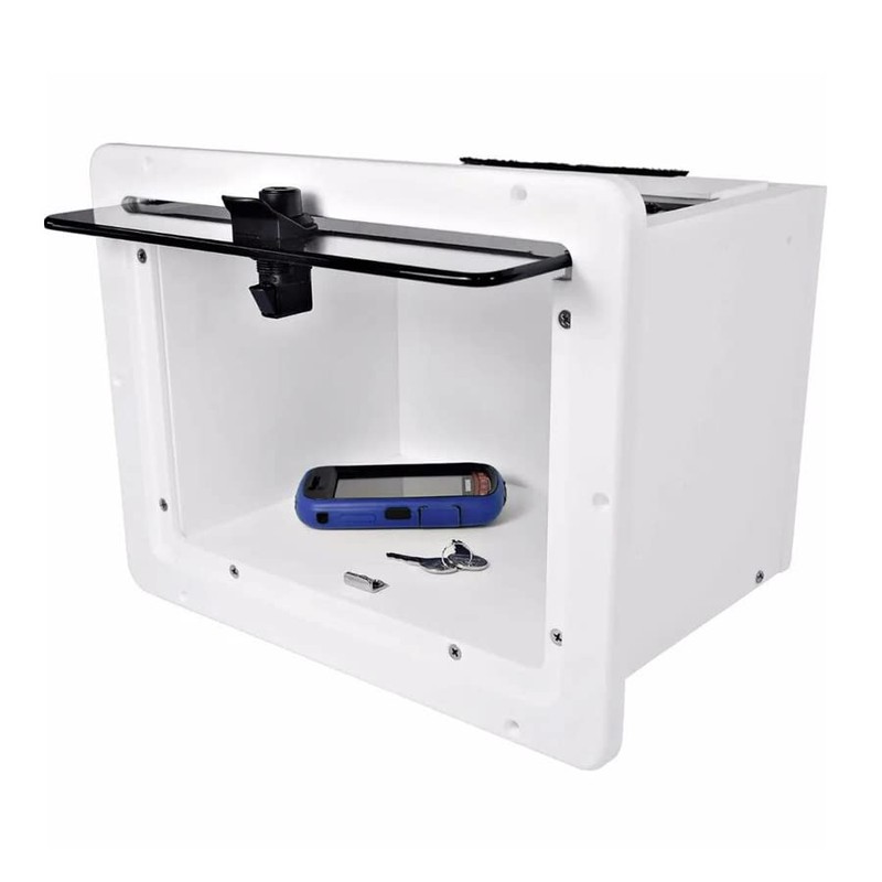 6Pcs Push Button Lock Glove Box Latch with Key,Boat Glove