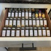 Khordin Expandable Spice Drawer Rack Organizer Insert for Kitchen Cabinet