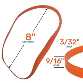 2 Packs Urethane Bandsaw Tires Fits for 8 Inch Delta 28-185 Band saw - No Adhesive Needed