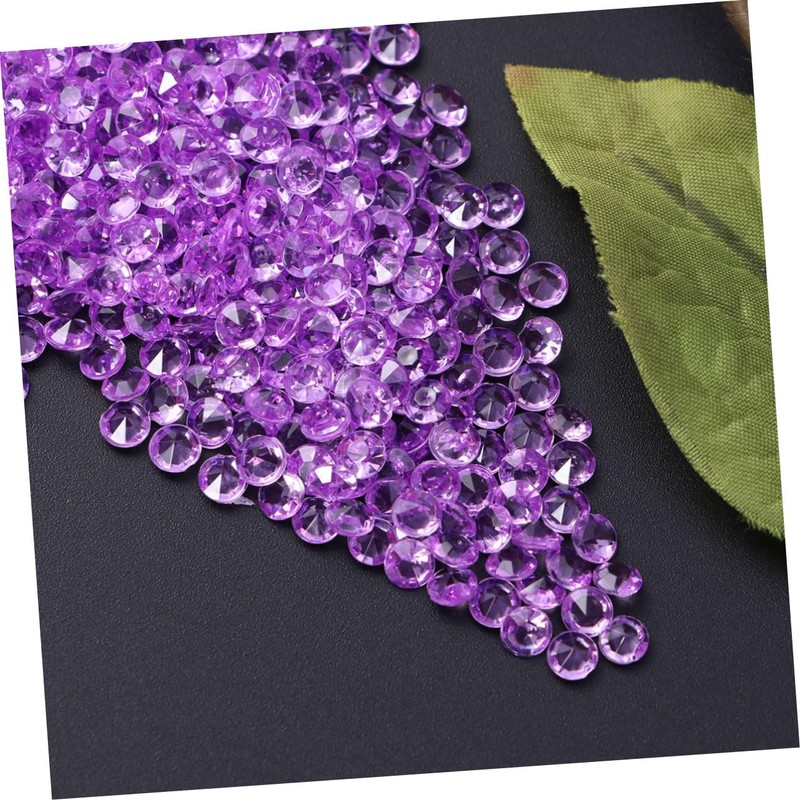 Abaodam 2000pcs Acrylic Crystal Gems Flat Back Rhinestones for Nail