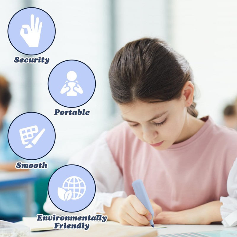 Okdance Glitter Highlighters Markers 8PCS Pink Blue Series Glitter Highlighter