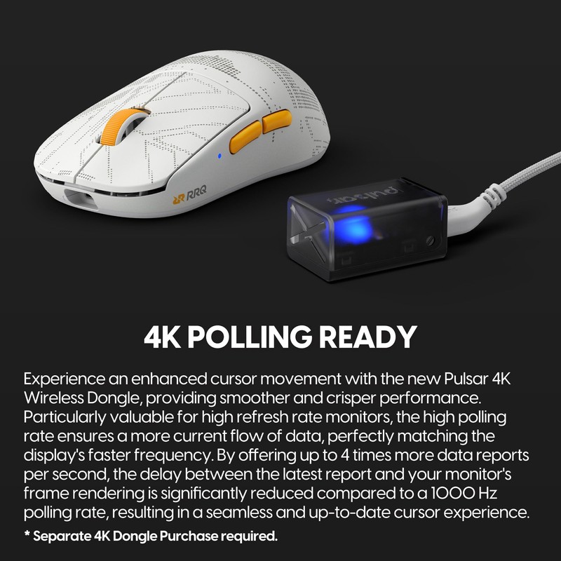 Pulsar Gaming Gears X2H (High Hump) Mini Wireless Gaming Mouse,