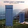 Camping Sleeping Pad with Pillow: Extra Thick 4.7 Inch Ultra-Light