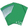 Oxford TopFile+ 10 x A4 Cardboard Folders without Flaps with