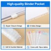 12PCS A6 Binder Pockets with No Zippers, Zipless Budget Envelopes