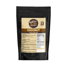 Dirty Soda Mix – Shelf-Stable, No Syrup or Creamer Needed – Creamy Flavor Powder for Soda Shops, Food Trucks & Cafes. Dirty Soda At Home (8.5oz Bag (12 Servings), Coconut)