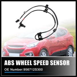Hihaha Front Right ABS Wheel Speed Sensor Transmission Speed Sensor for Hyundai Ix35 2009-2024 No.956712S300 Durable Material