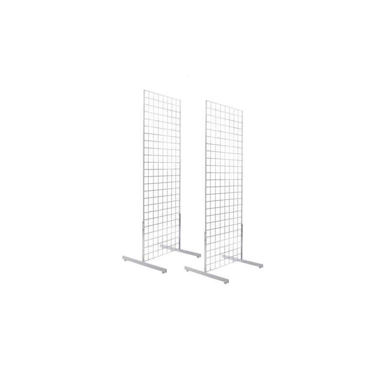 Only Hangers 2' x 6' Gridwall Panel Tower with T-Base