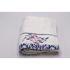 Lex's Linens Fish & Coral Embroidered Bath Towel