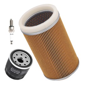 JICHEKU 11029-0025 Air filter & Oil Filter & Spark Plug Compatible with Kawasaki Teryx 800 KRF800 Camo 2014 2018,Teryx4 800 KRT800 Camo 2014 2018，Teryx 800 KRF800 2014 2018/800 KRF800 LE 2014 2018