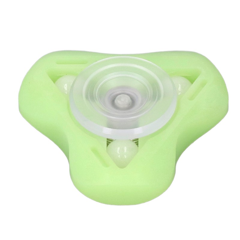 Triangle Fingertip Rotation Toy Resin Metal Glow in Night Anxiety