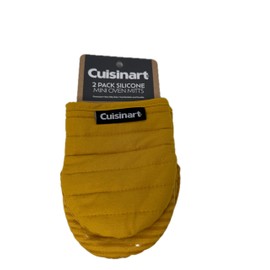 Best Brands Mini Oven Mitts, 2 Pack, Mustard Yellow