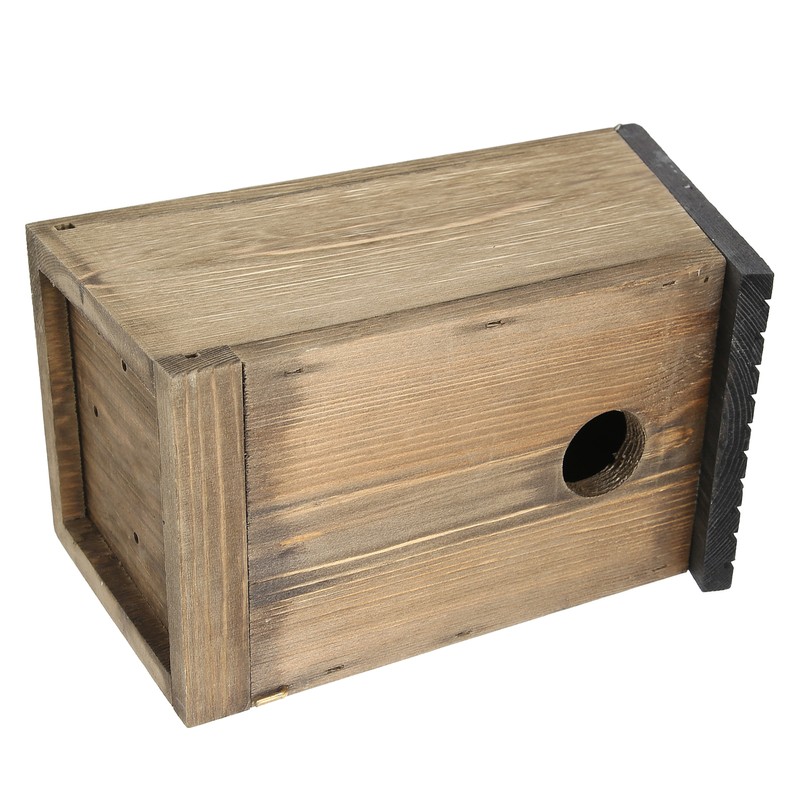 Wooden Pet Bird Nests House Nesting Box Birdhouse Accessories for