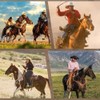 Jeereal Heavy Harness Leather Western Roper Rein, Round Trail Barrel