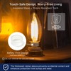 FLSNT 40W Equivalent LED Chandelier Light Bulbs, Dimmable Amber LED
