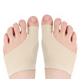 Grosion 1 Pair Bunion Protector,Bunion Support with Gel Foot Care Cushion,Hallux Valgus Corrector,Bunion Corrector for Corn,Calluses,Blister Preventing (S)