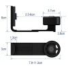CCJH Upgraded Adjustable Sliding Door Floor Guide Wall-mounted Punch-free System