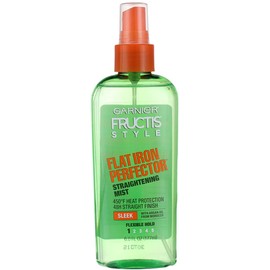 Garnier Fructis Style Sleek & Shine Flat Iron Perfector Straightening Mist 6 oz (Pack of 6)