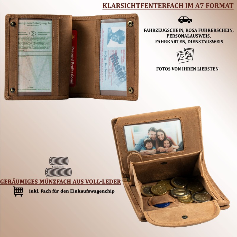 MATADOR Wallet 6417 Men/Women Unisex, light brown, purse