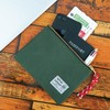Rough Enough Passport Wallet Travel Pouch with Key Ring Keychain