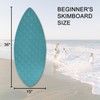 iBOARD Skipper Skimboard 36/41" – Gloss Wood Board w/ Traction