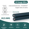 SPTDACSFP SPT-2 250FT 18/2 Electrical Wire, 18 Gauge 2 Conductors