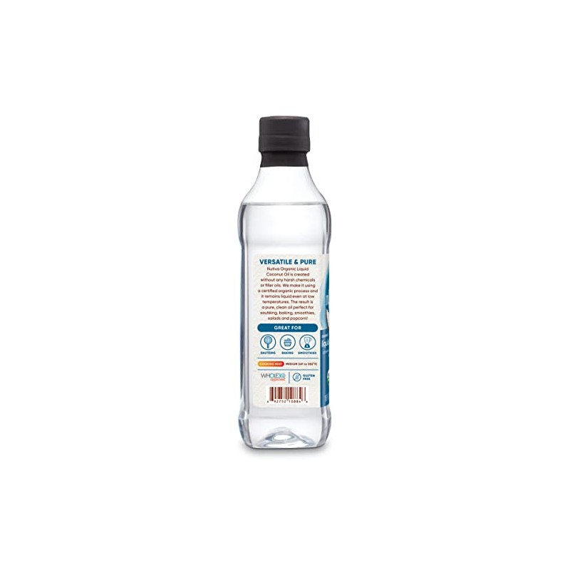 Aceite de coco líquido orgánico Nutiva