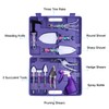 Garden Tools Set, JUMPHIGH 10 Pieces Gardening Tools with Floral