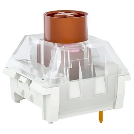 DRAOZA Kailh Box Silent Brown Switch RGB SMD Tactile Switches Dustproof for Mechanical Keyboard MX Switch (Kailh Silent Brown 10PCS)