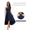 DRESSTELLS Cocktail Dress for Women 2025 Spring Wedding Guest Halter