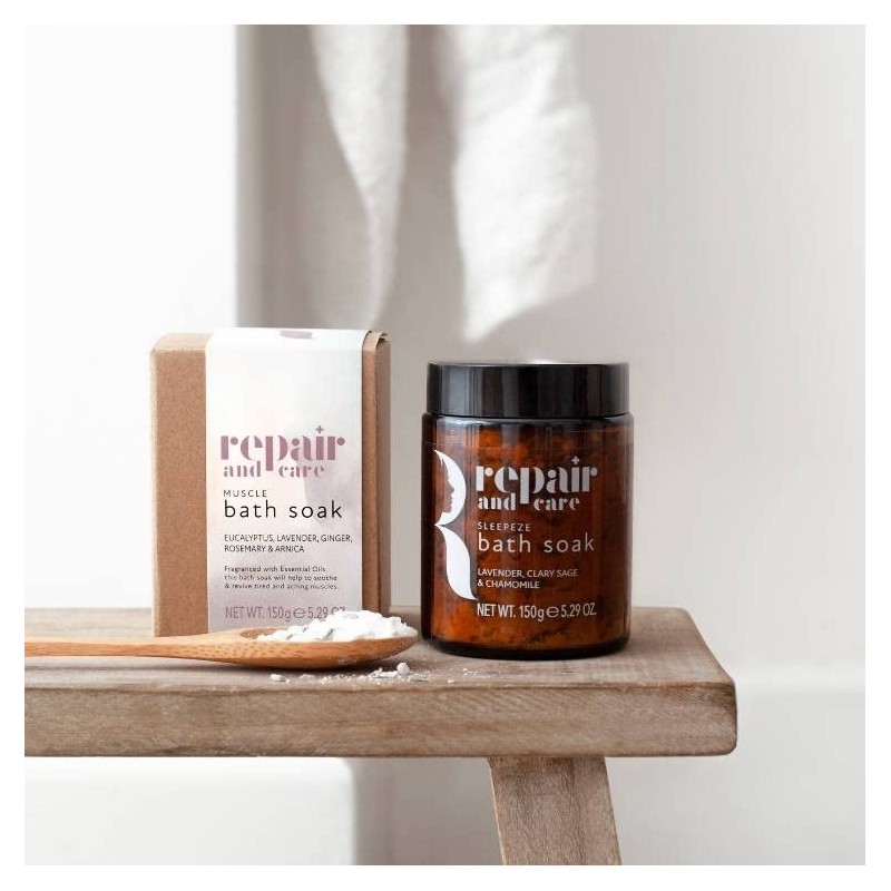 Repair and Care Muscle Bath Soak Eucalyptus, Lavender, Ginger, Rosemary