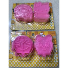 Unbranded Hollow kitty Doraemon Cookie cutter Cartoon cookie mold for Baking
