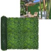 DOPGIB Artificial Boxwood Roll Panels,140"x 40"(39.2 SQFT) UV-Anti Faux Ivy