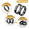 FOMIYES 2 Pairs Matching Promise Rings for Him and Her