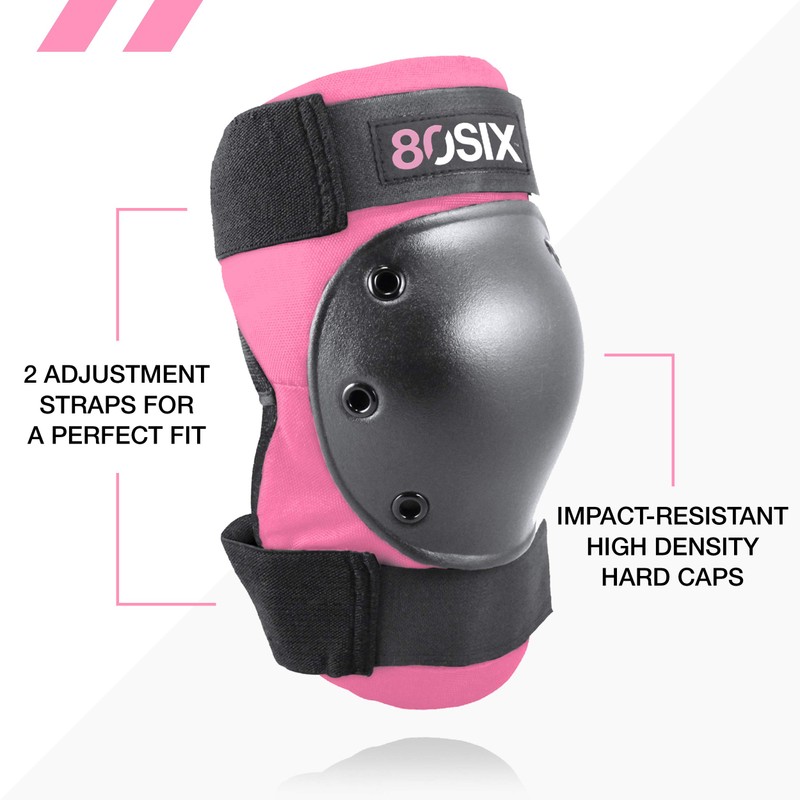 80Six Kids’ Multi-Sport Pad Set with Wristguards, Elbow Pads, and