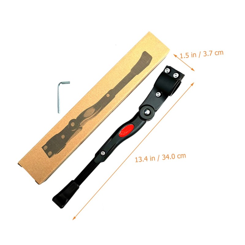 Angoily 1set Aluminum Alloy Bike Kickstand Easy to Install Foot