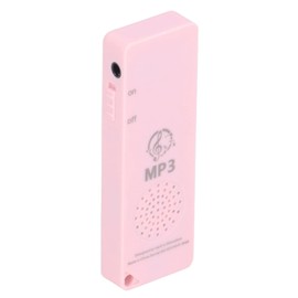 Portable MP3 Player, Multifunctional Digital Music Player Support 64GB Memory Cards Voice Recorder for Sports Headphones Entertainment for Students (Pink)