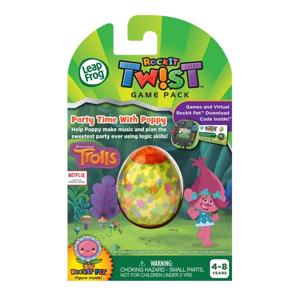 LeapFrog RockIt Twist Game Pack: Trolls Party Time With Poppy